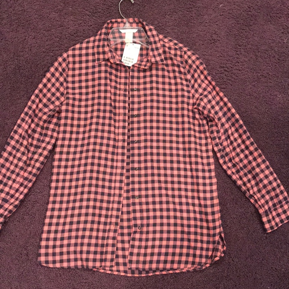 H&M plaid flannel